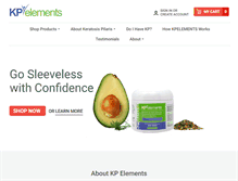 Tablet Screenshot of kpelements.com